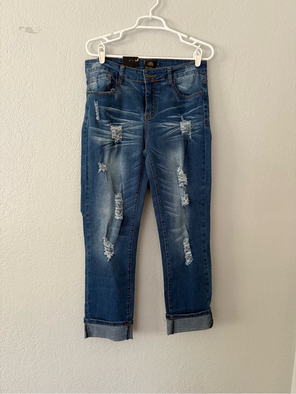 L&B Boyfriend Jeans in Dark Blue